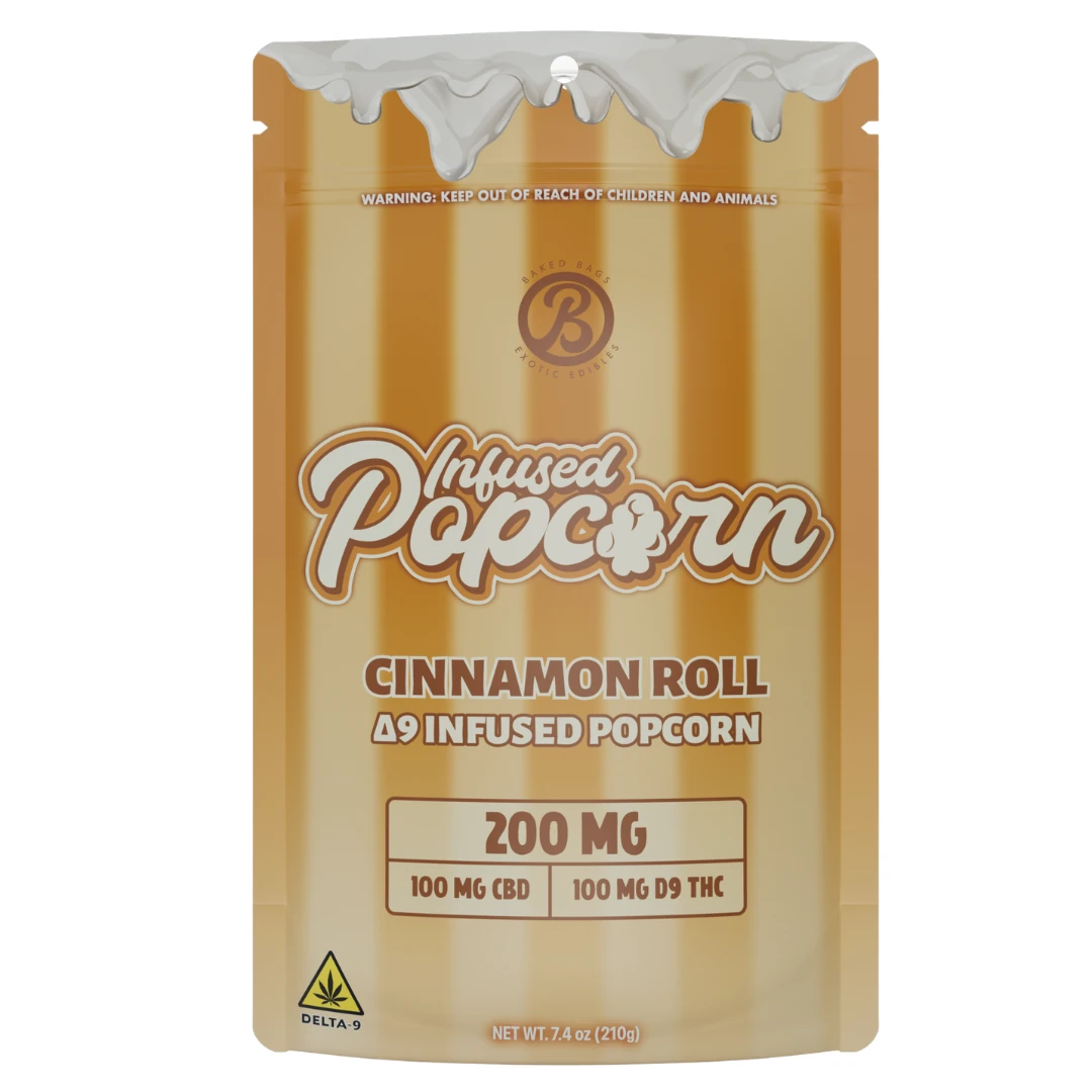 Limited Release - Cinnamon Roll Popcorn 1:1 THC:CBD