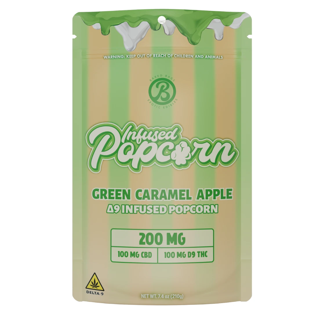 Limited Release - Green Caramel Apple Popcorn 1:1 THC:CBD