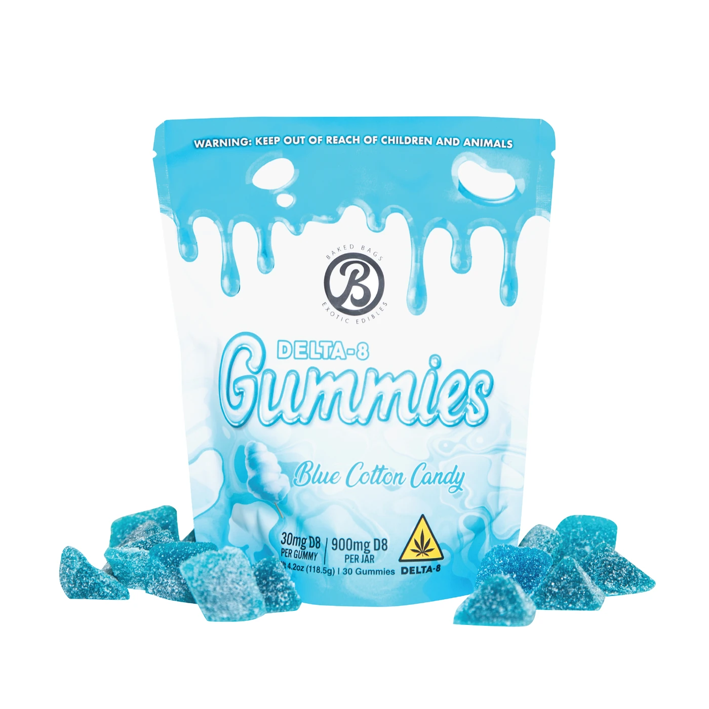 GUMMIES - BLUE COTTON CANDY view 3