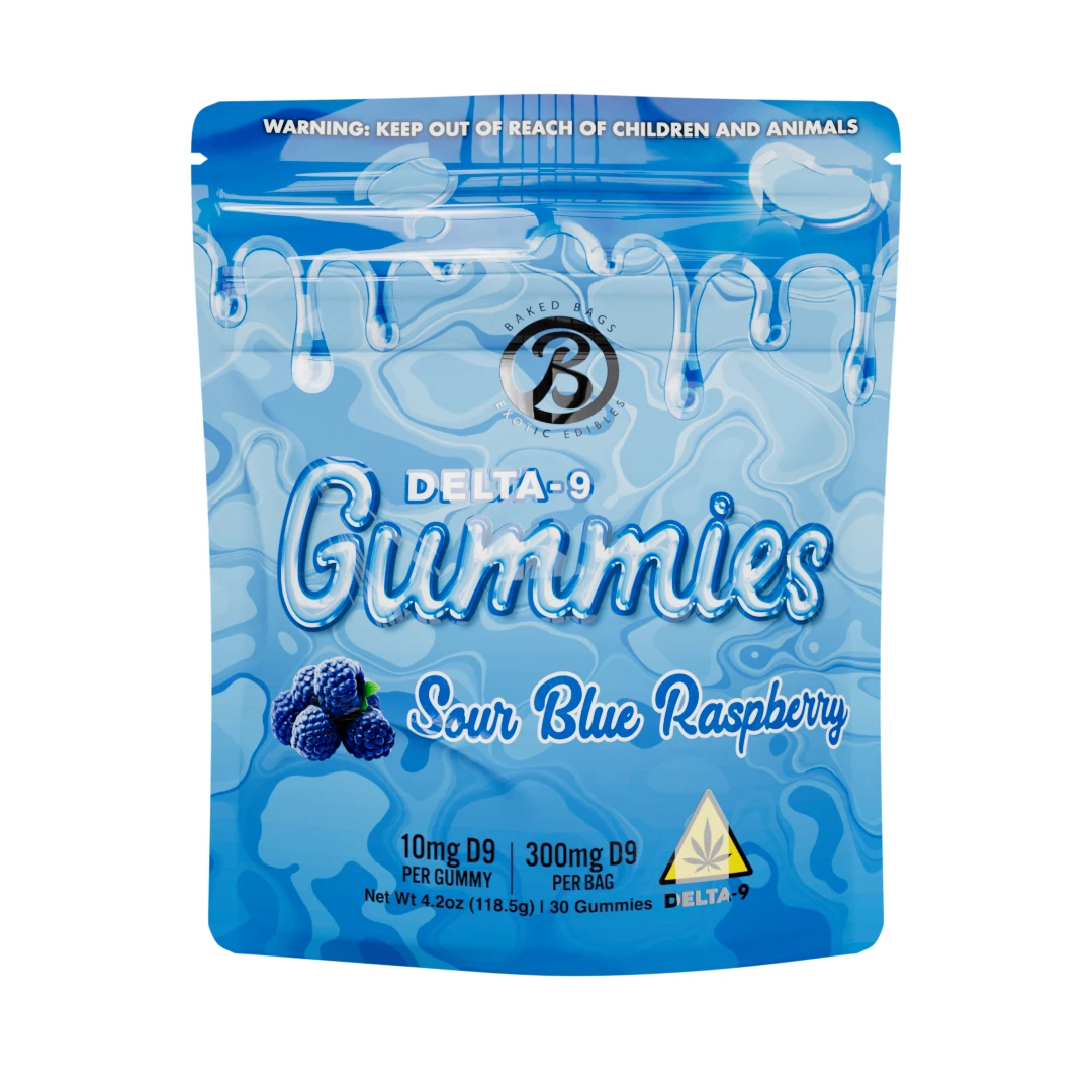 GUMMIES - SOUR BLUE RASPBERRY