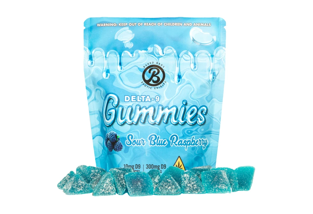 GUMMIES - SOUR BLUE RASPBERRY view 2