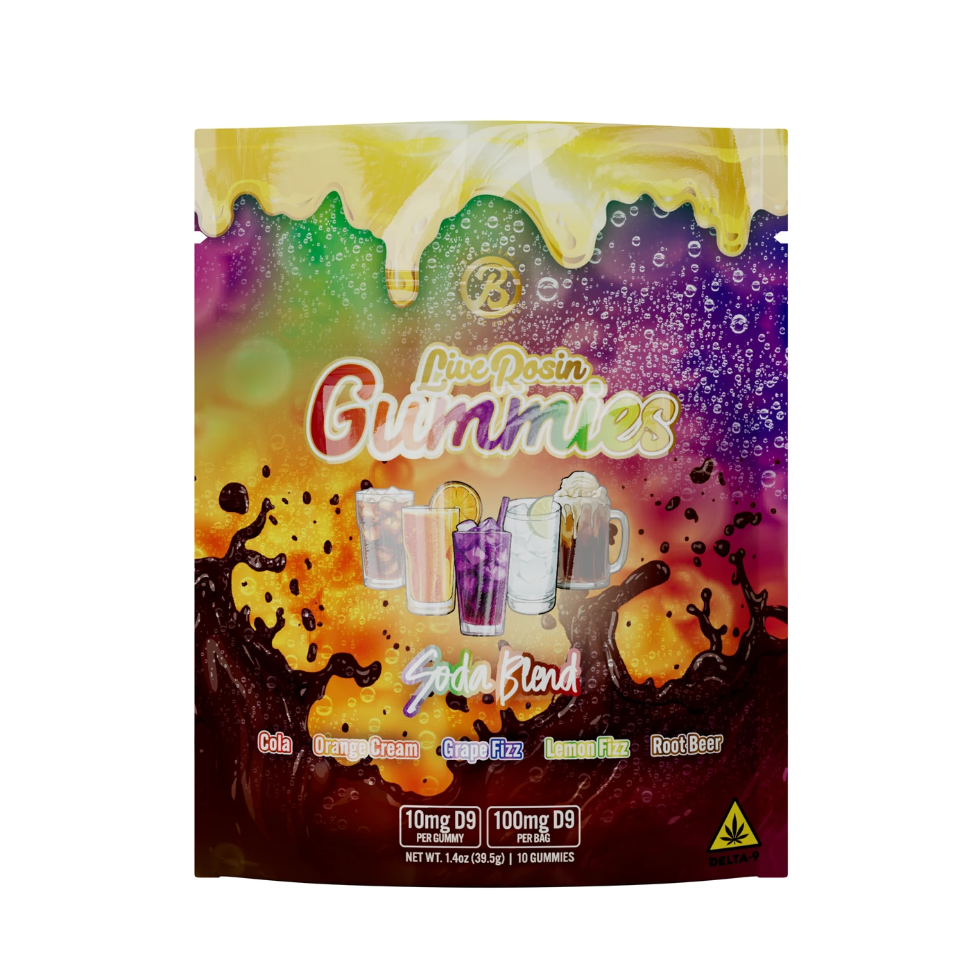 Soda Blend Live Rosin Gummies