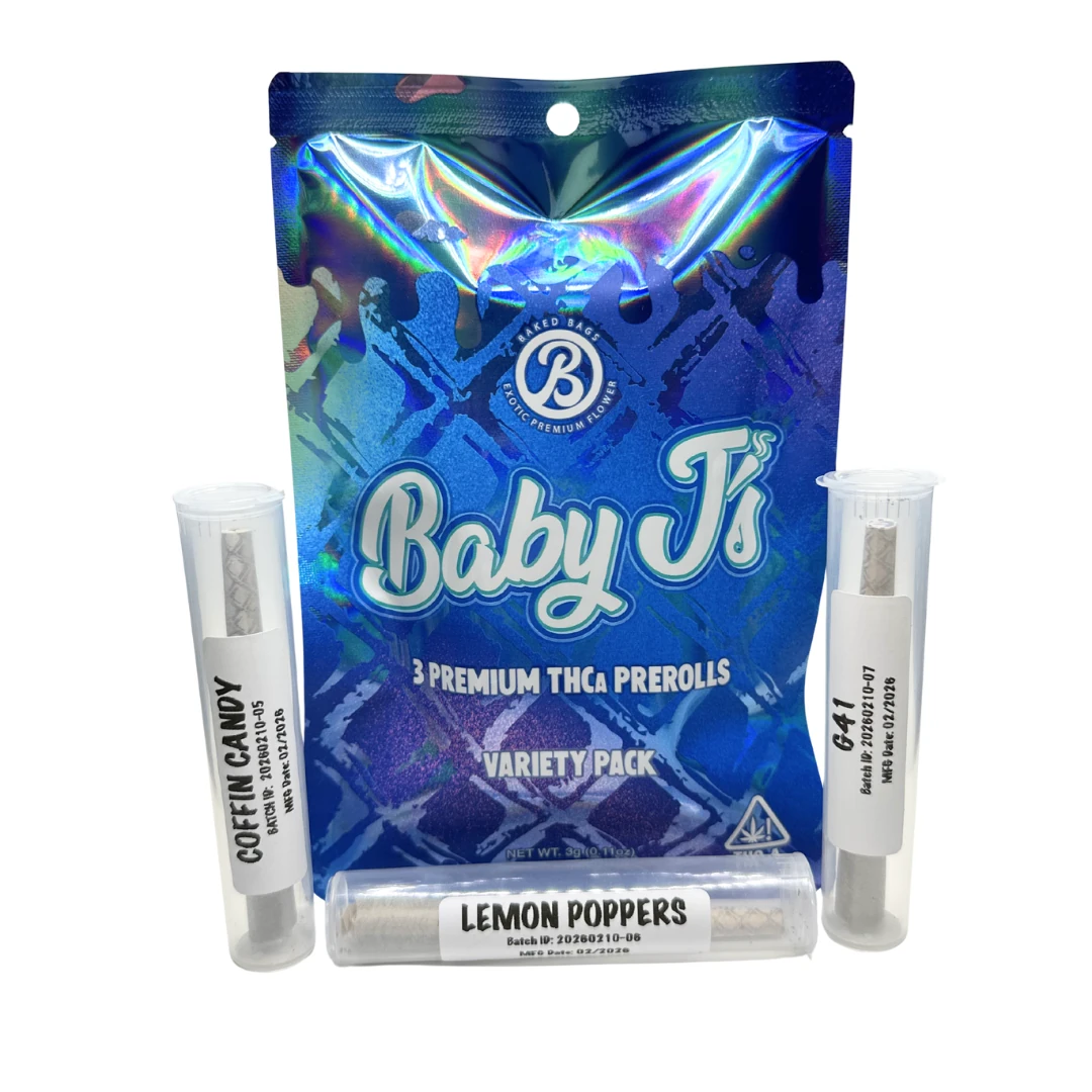 Variety Bag of Pre-Rolls: Coffin Candy, Lemon Poppers, G41