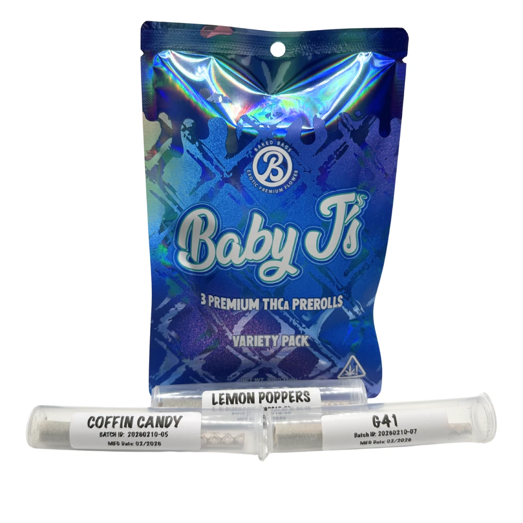 Variety Bag of Pre-Rolls: Coffin Candy, Lemon Poppers, G41 view 3